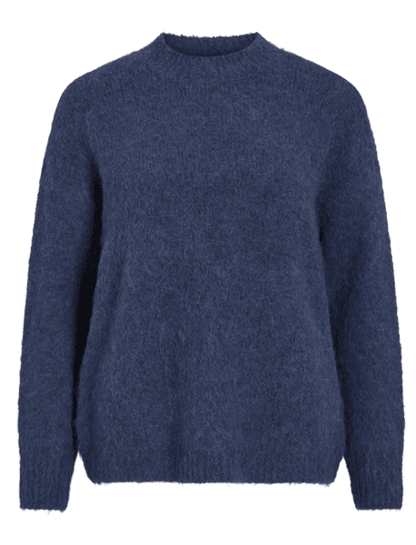 Hovedbilde BENNU STRIKKET GENSER - VINTAGE BLUE