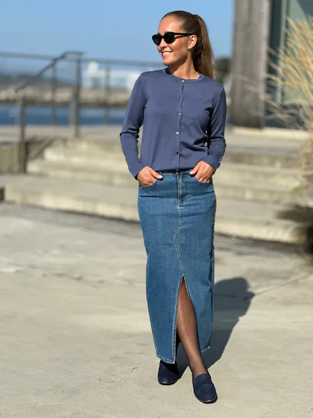 Hovedbilde HALLE DENIM SKJØRT - MEDIUM VASK