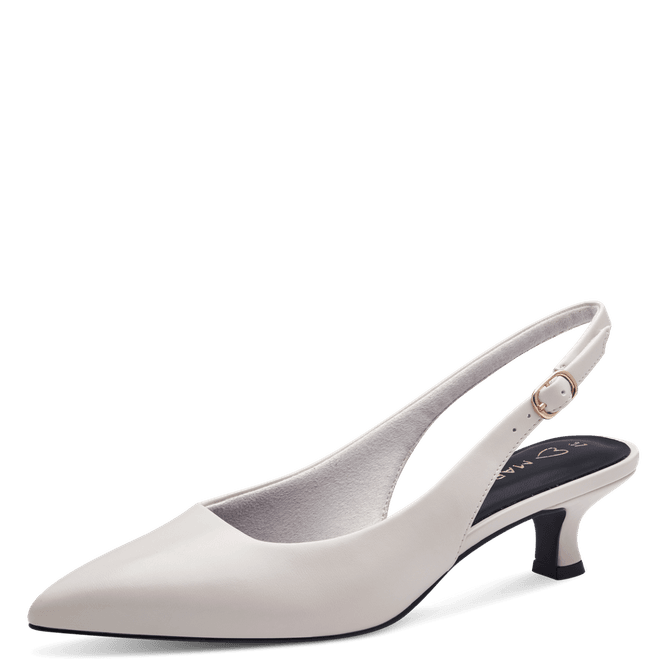 Hovedbilde PUMPS SNERTEN HÆL M/SLINGBACK - CREAM