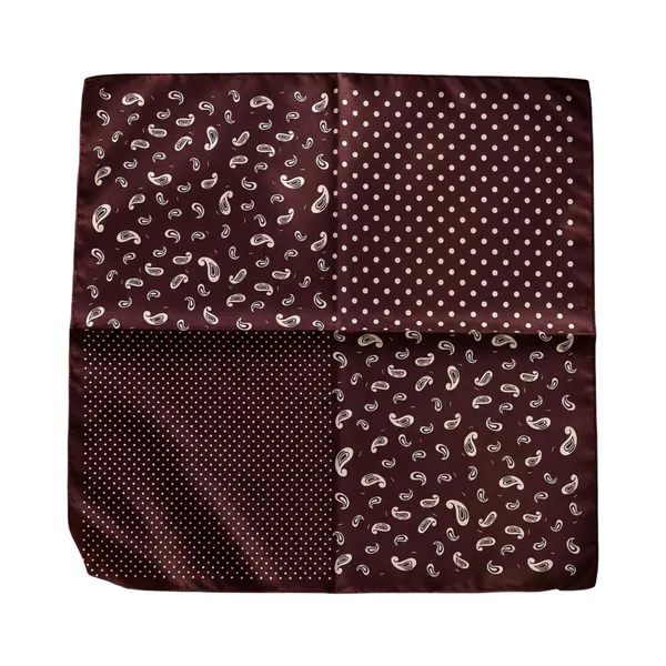 Hovedbilde SKJERF SILKELOOK PAISLEY - BRUN