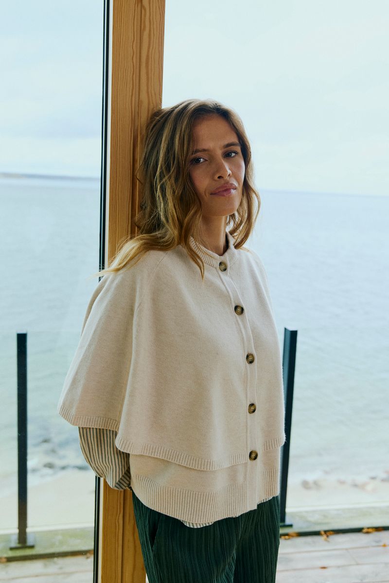 CAPPA CARDIGAN - MOONBEAM MELERT