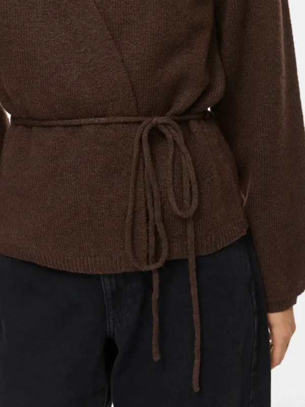 KEHLA CARDIGAN - BRUN
