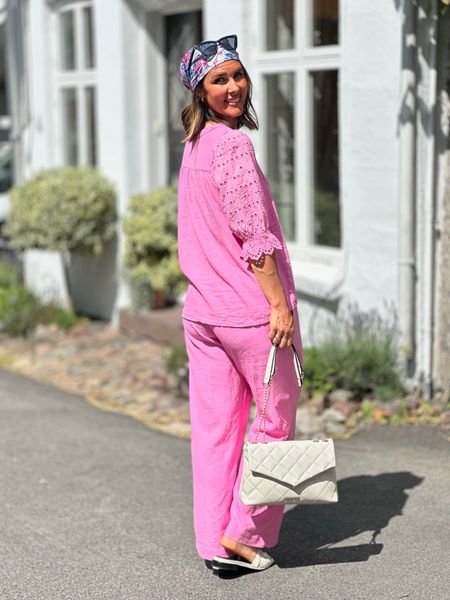 Hovedbilde LALUNA LIN/VISCOSE BLUSE - ROSA