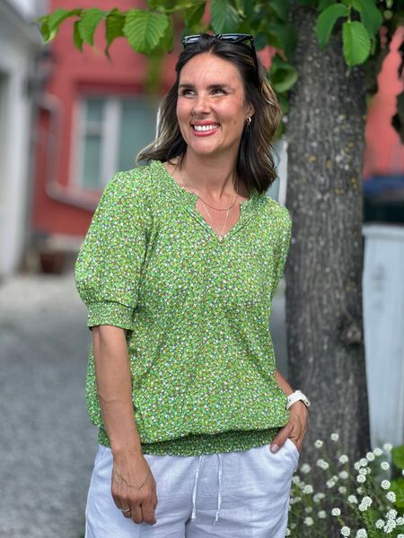 Hovedbilde ADNEY BLUSE - BUD GREEN/LYS OLIVEN
