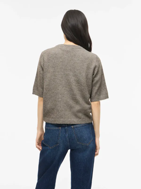 LIGA CARDIGAN 2/4 ERM - MULDVARP MELERT