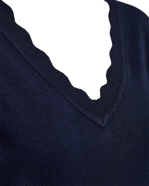 Hovedbilde KATIE GENSER V-HALS - NAVY