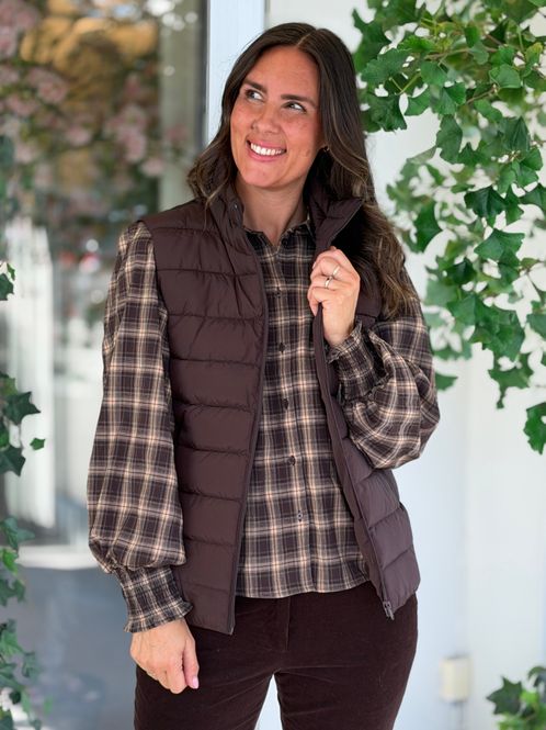 Hovedbilde OLGA BOBLE VEST - BRUN