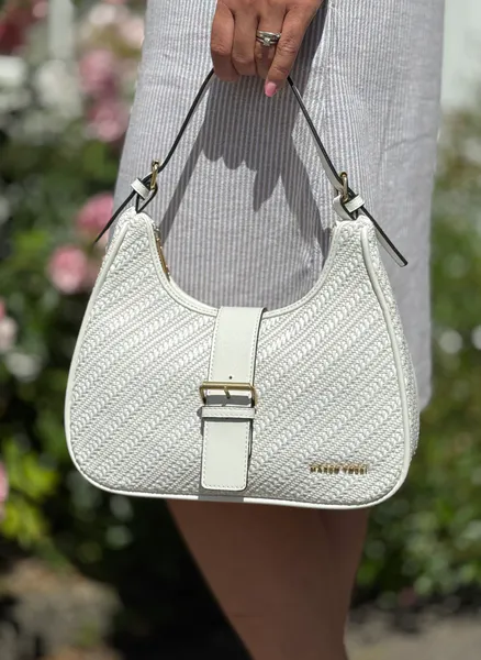 Hovedbilde VESKE M/STRUKTUR - CREME