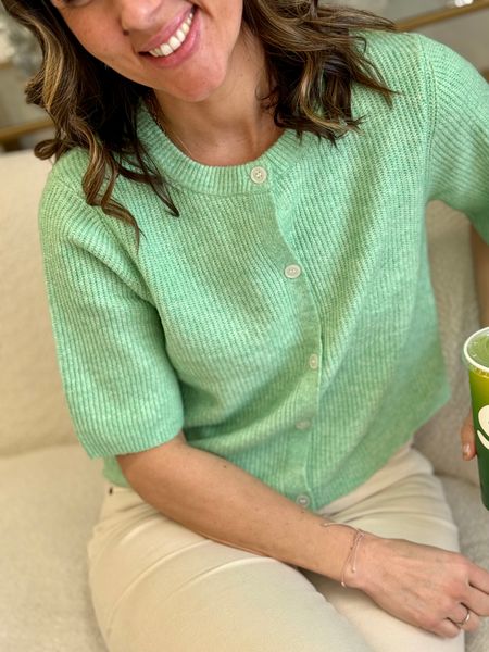 Hovedbilde SILLY CARDIGAN M/KORT ERM -  GRØNN