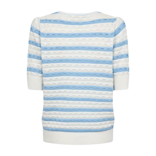 Hovedbilde DODO GENSER STRIPES - OFFWHITE/HIMMELBLÅ