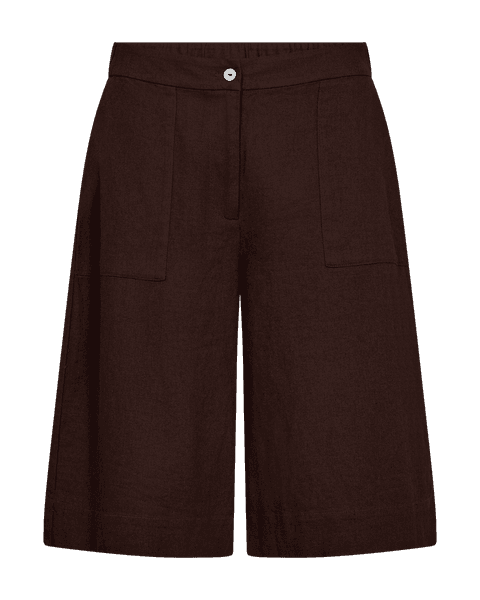Hovedbilde LAVA LIN/VISCOSE CULOTTE SHORTS - BRUN