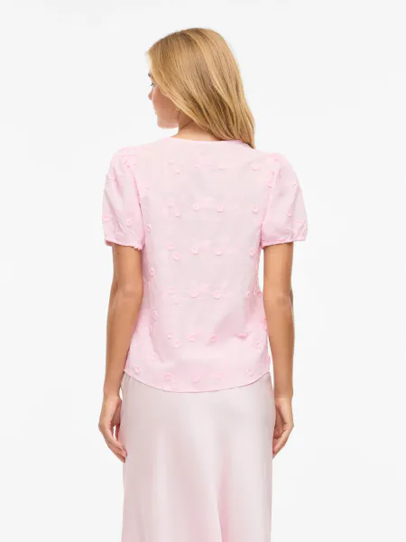 Hovedbilde SIMONE BLUSE MED  KORT ERM - ROSA