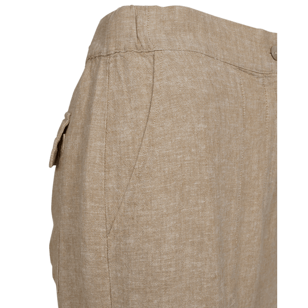 Hovedbilde LAVA LIN/VISCOSE BUKSE BALLON - SAND MELERT