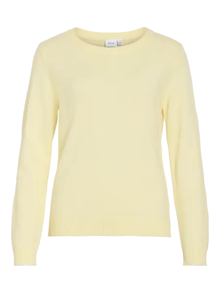 Hovedbilde VIRIL GENSER O-NECK - LYS GUL