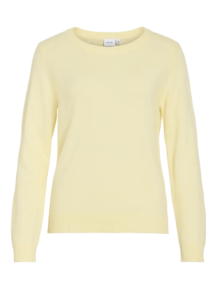 VIRIL GENSER O-NECK - LYS GUL