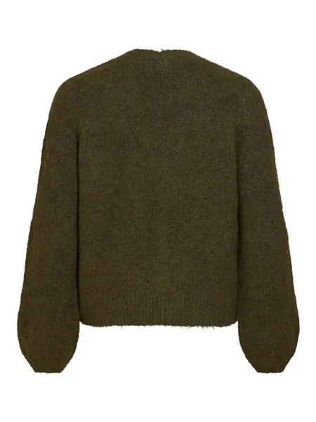 Hovedbilde MARLEY V-HALS CARDIGAN - MØRK GRØNN