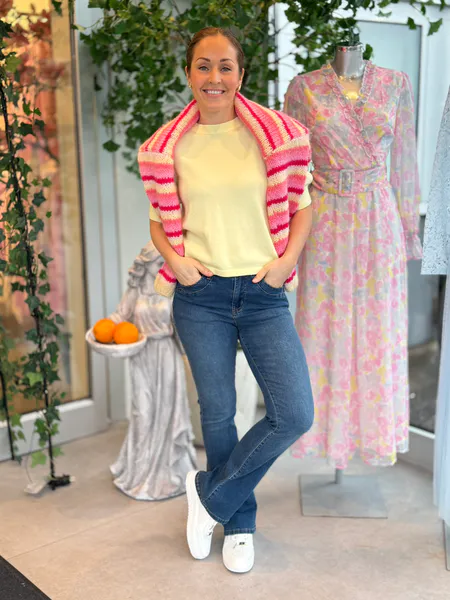 Hovedbilde PATTI BOOTCUT JEANS 80CM - DENIM USED