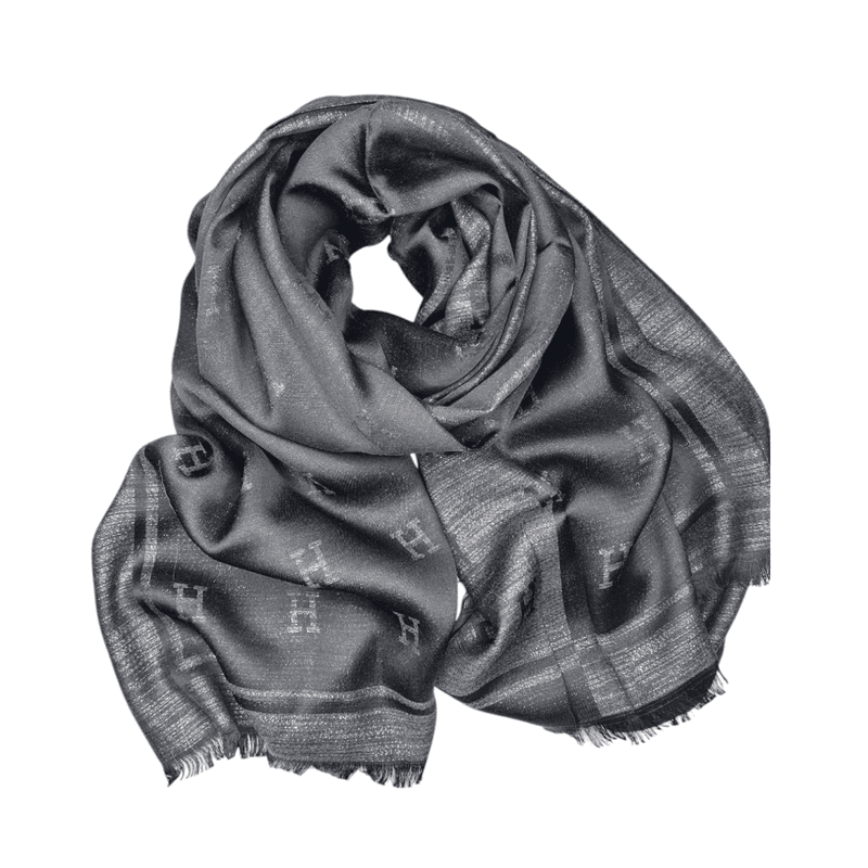 SKJERF H PRINT M/GLITTER - SORT