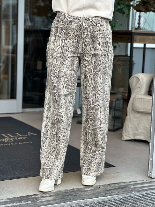 VICHIA STRAIGHT TWILL BUKSE - SNAKE