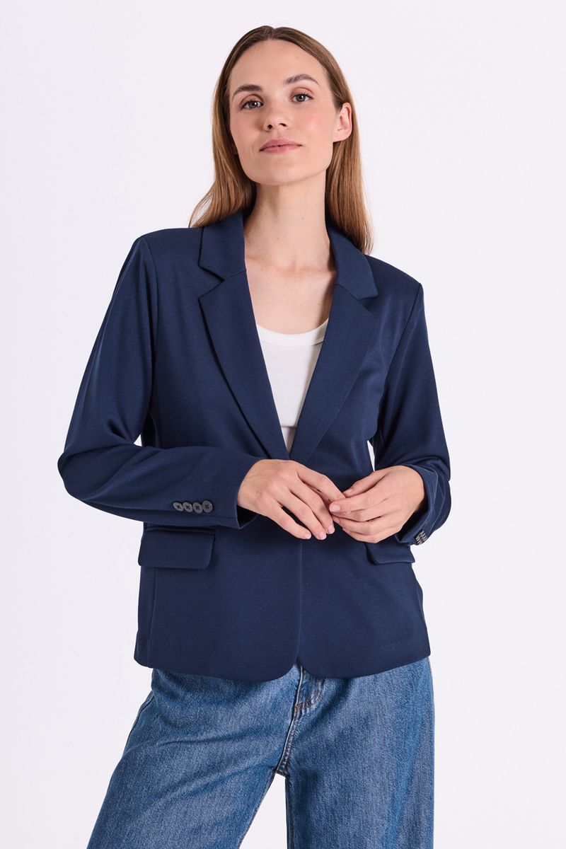 NANNI RETT KORT BLAZER - NAVY