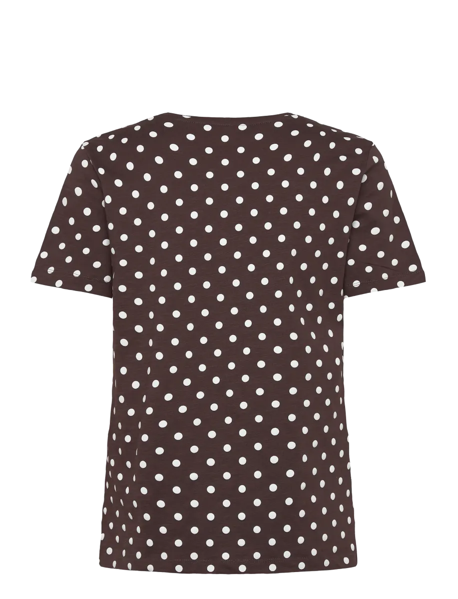 VIVA T-SHIRT POLKA - BRUN