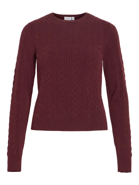 Hovedbilde KERRY CABEL KNIT GENSER - PLOMME