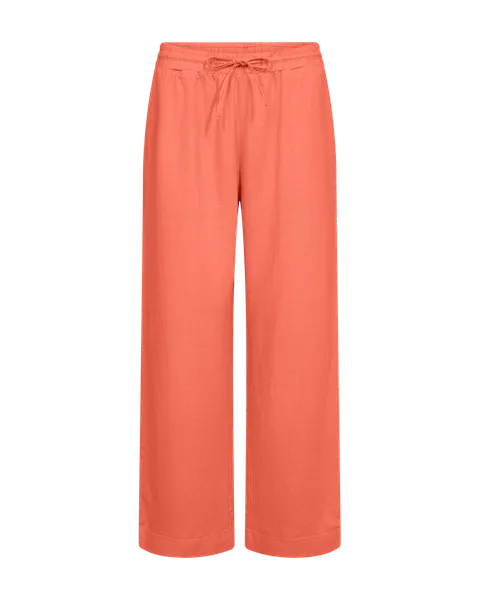 Hovedbilde LAVA LIN/VISCOSE BUKSE ANKEL - ORANGE