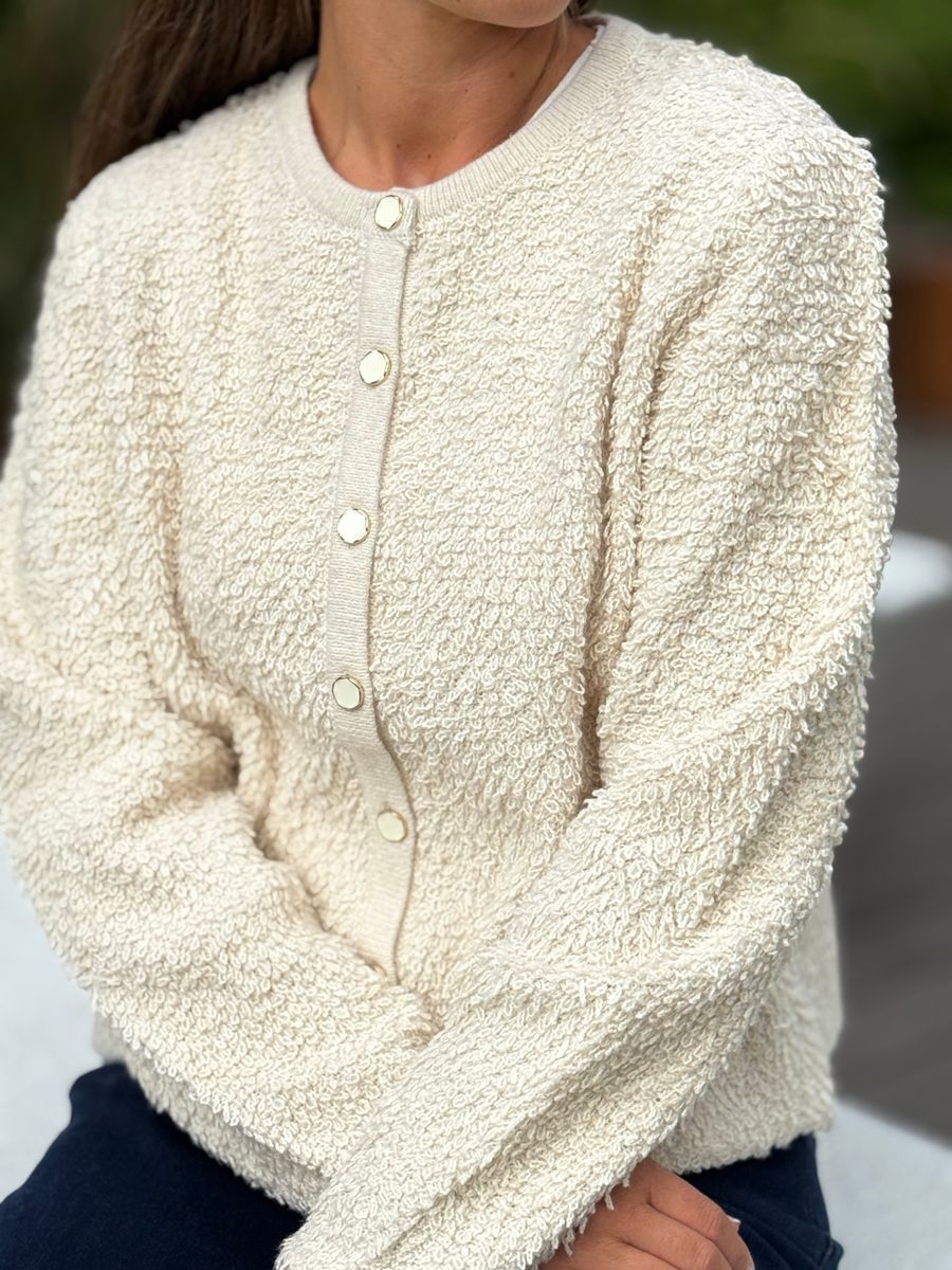 PAZA CARDIGAN / JAKKE - BIRCH