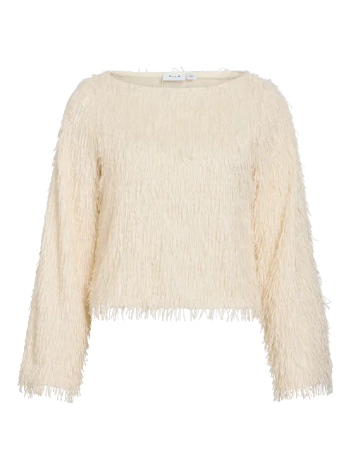 Hovedbilde TOI TOPP M/FRYNSER - OFFWHITE