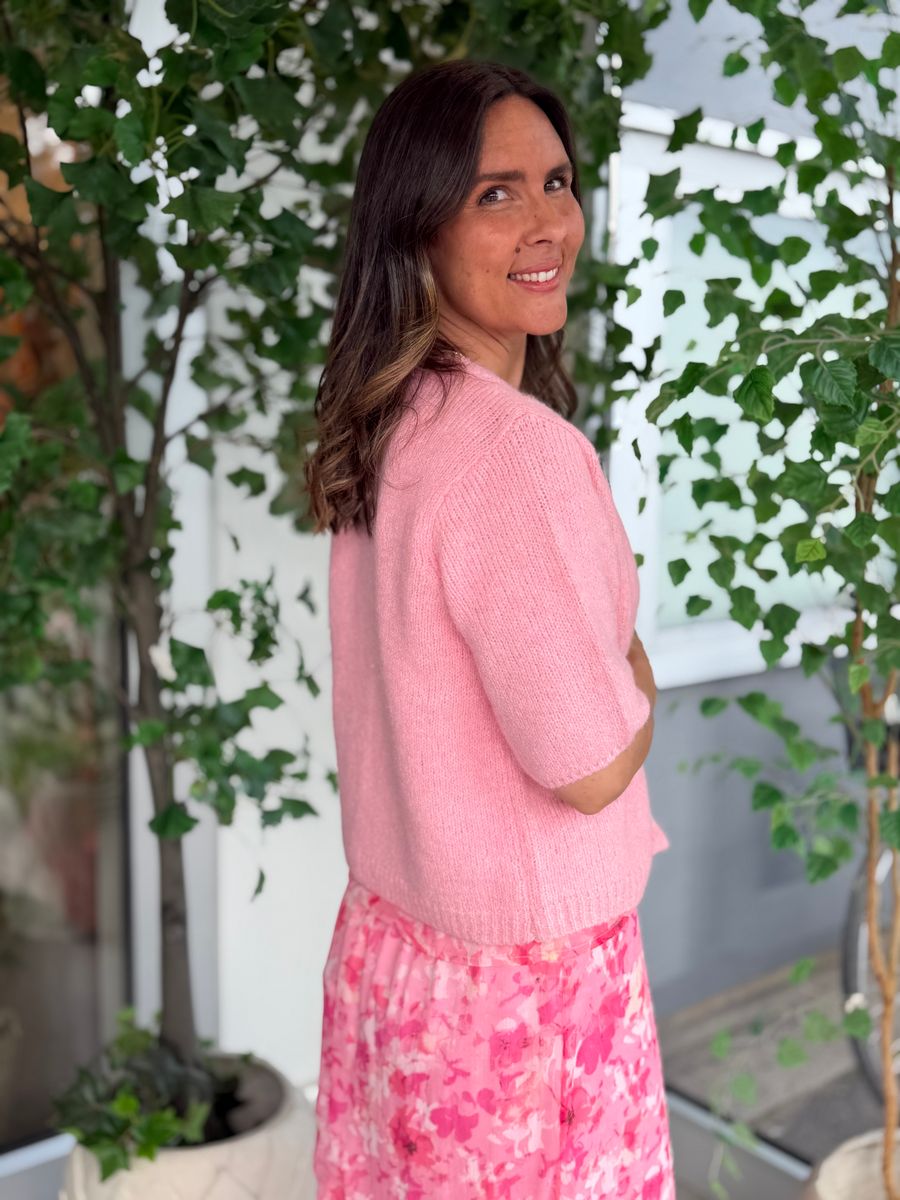KARA CARDIGAN 2/4 ERM - ROSA
