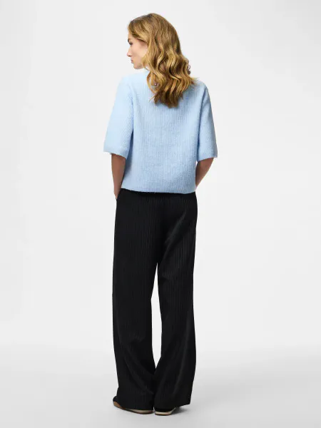 Hovedbilde SILLY CARDIGAN M/KORT ERM - LYSBLÅ MELERT