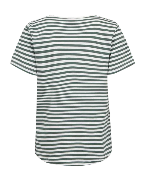 Hovedbilde MIAN T-SHIRT - OFFWHITE/GRØNN