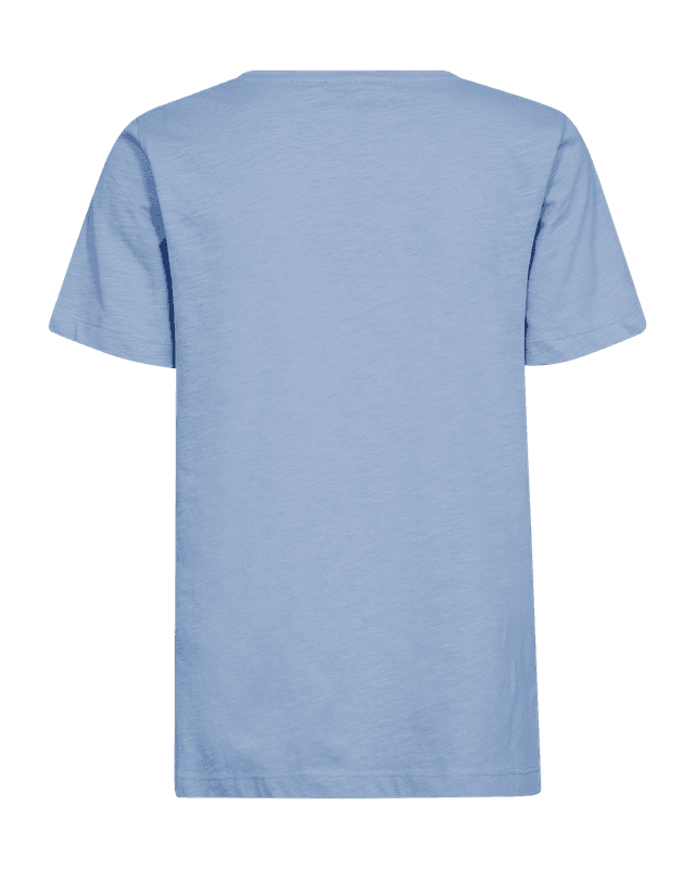 VIVA T-SHIRT RUND HALS - LYSBLÅ