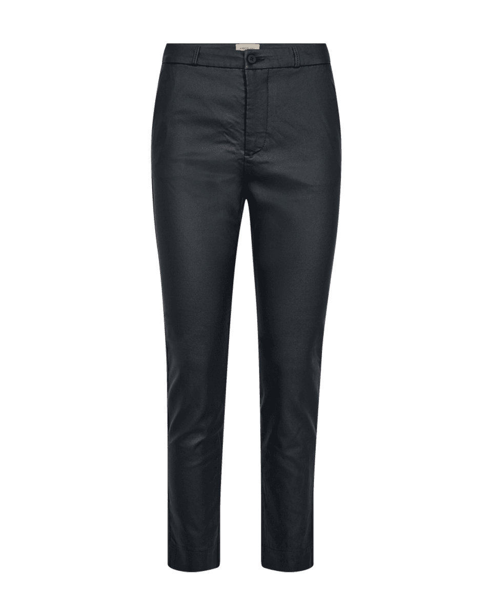 SOLVEJ CHINOS COATED - NAVY