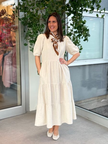 Hovedbilde PRISILLA KJOLE LANG - NATURAL