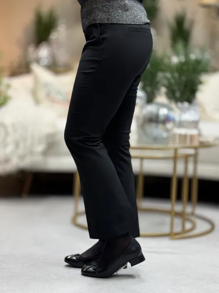 Hovedbilde ISADORA ANKLE BUKSE BOOTCUT - SORT