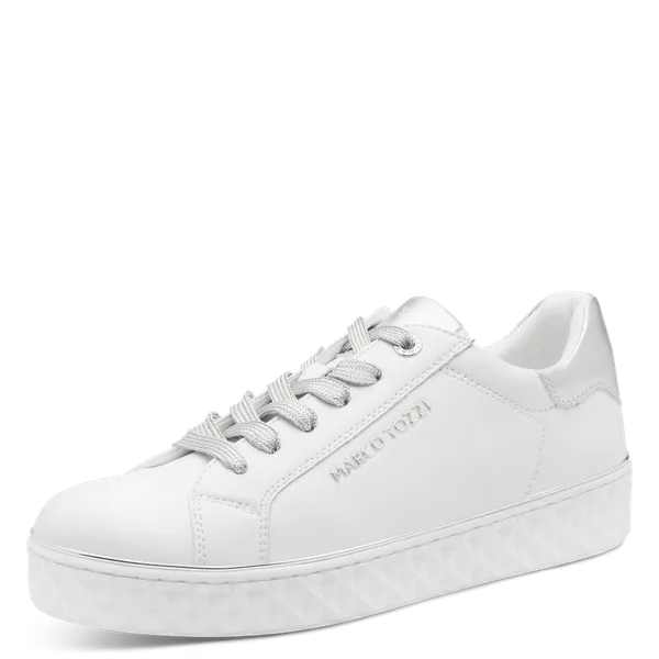 Hovedbilde SNEAKERS M/SØLV DETALJER - HVIT