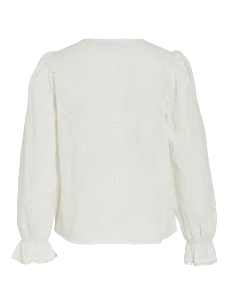 Hovedbilde JEA EMBRO BLUSE - OFFWHITE
