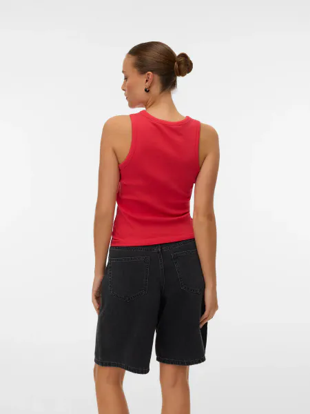 Hovedbilde NAJA TANK TOPP - RØD M/BUTTERFLY