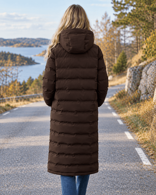 Hovedbilde STELLA BOBLE KÅPE - BRUN