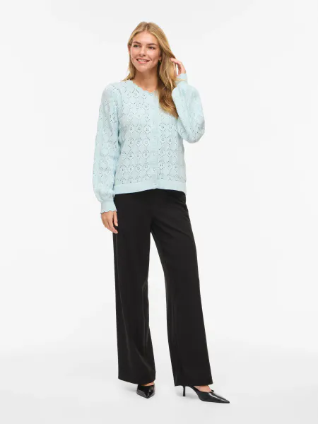 Hovedbilde LOWEN CARDIGAN - LYSBLÅ