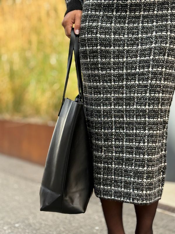 ANILLA SHOPPER VESKE - SORT