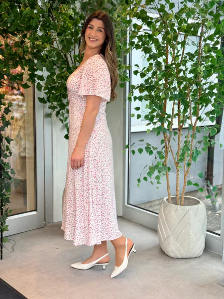 Hovedbilde ALBA MAXI KJOLE FLOWER - ROSA