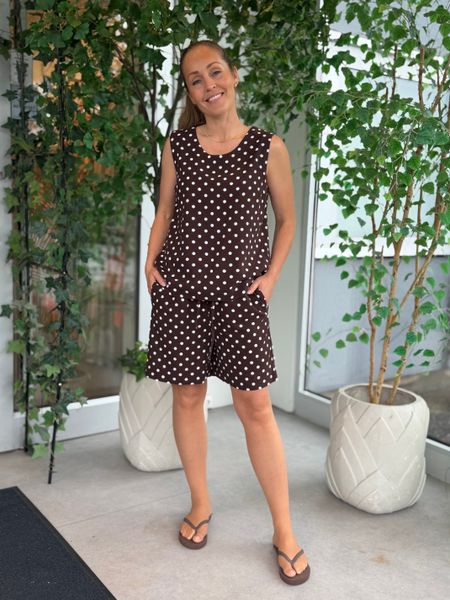 Hovedbilde LAVISCO TOPP M/DOTS - BRUN/HVIT
