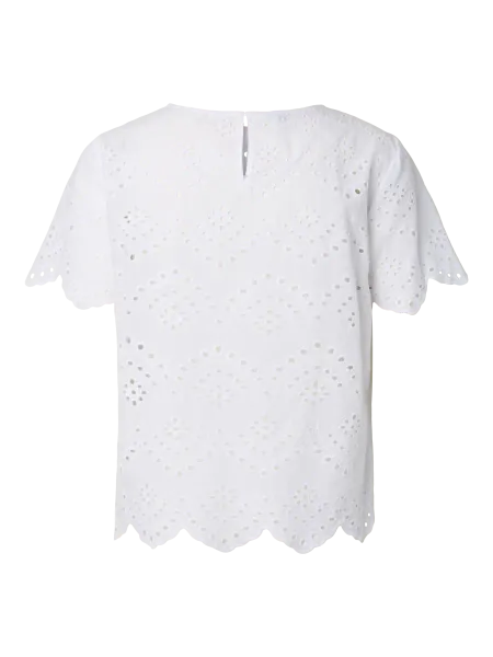 Hovedbilde VILDE EMBRO BLUSE TOPP - HVIT