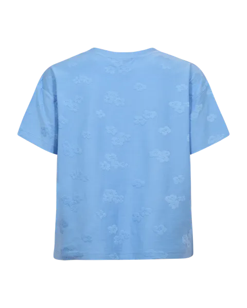 Hovedbilde ZIPREA T-SHIRT - HIMMELBLÅ