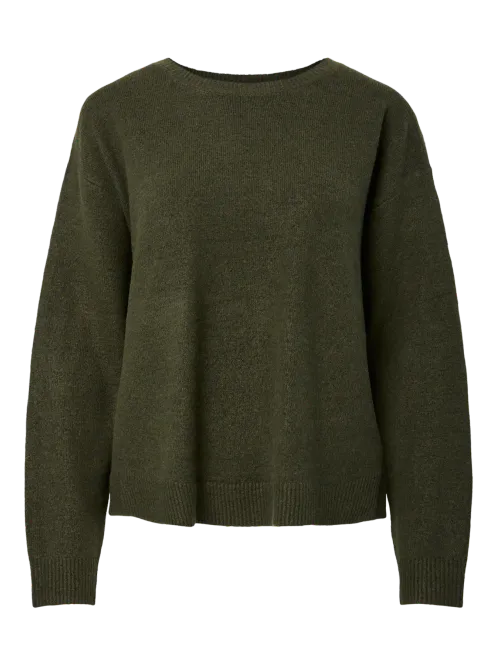 Hovedbilde SALLY KNIT GENSER - OLIVEN 