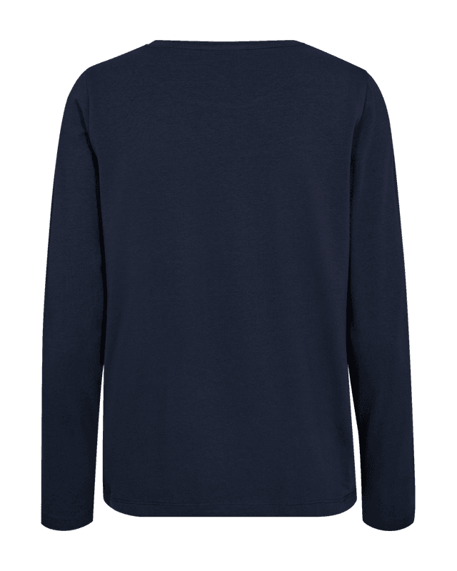FENJA TOPP M/LANG ERM -  NAVY