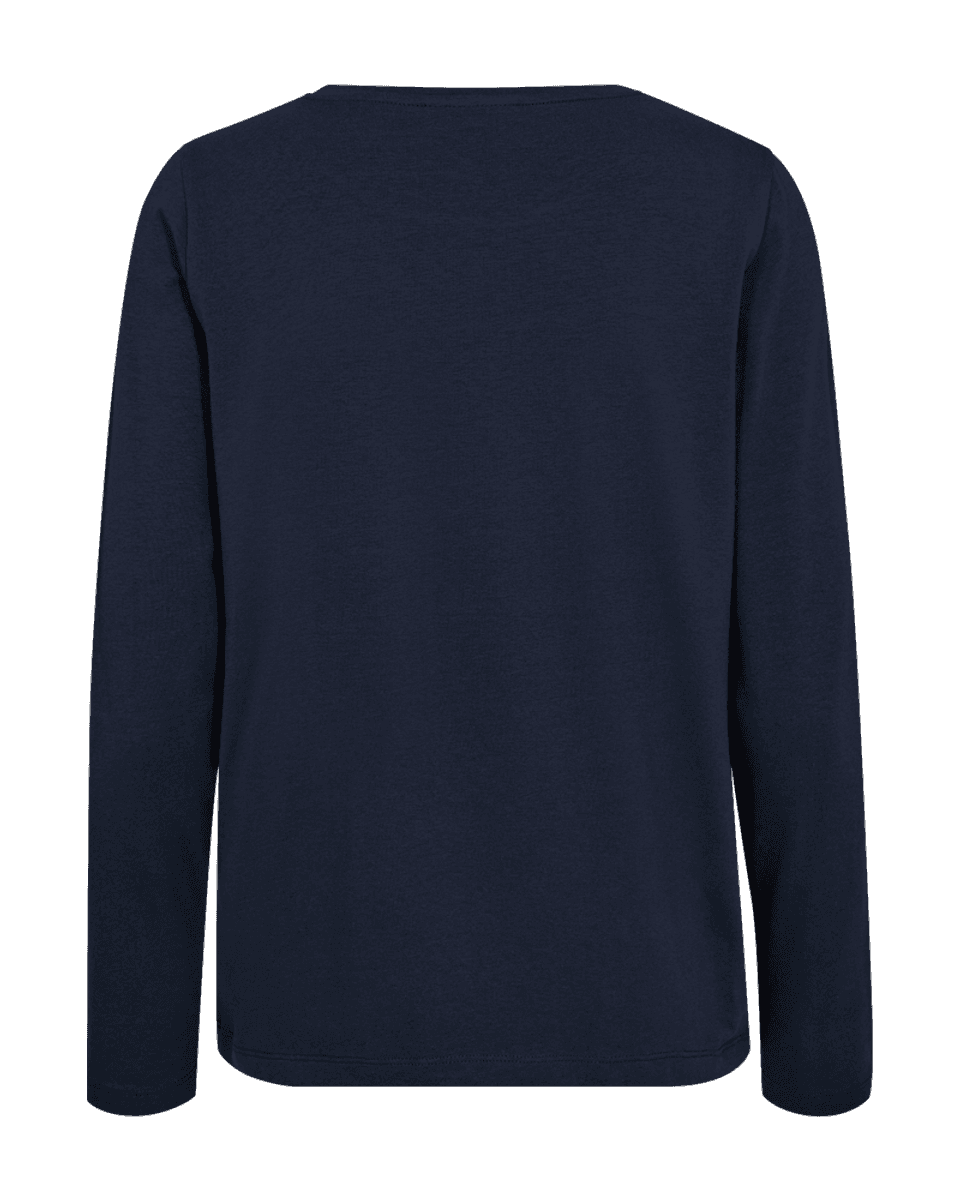 FENJA TOPP M/LANG ERM -  NAVY