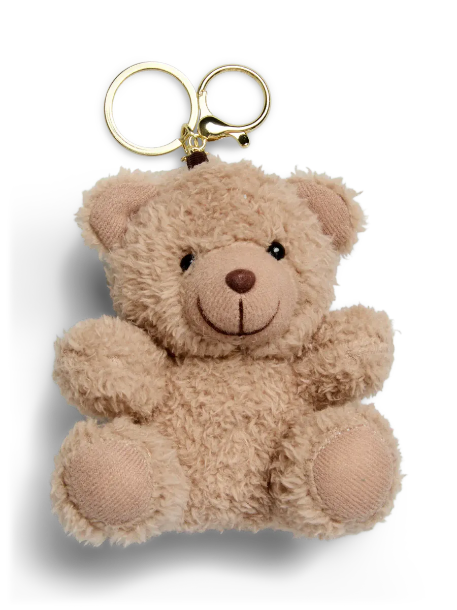 TEDDY VESKEPYNT / NØKKELKNIPPE - CAMEL